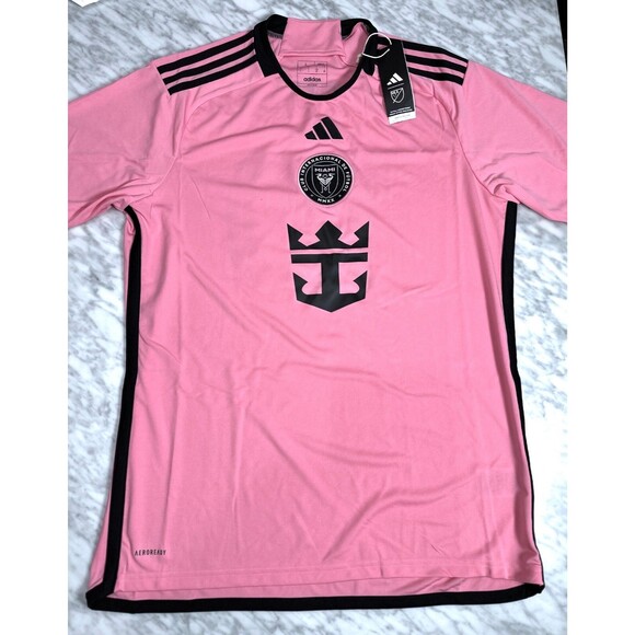 Adidas MLS Inter Miami CF Lionel Messi Home Jersey Men’s Soccer Large JE9741 NEW - Picture 1 of 9